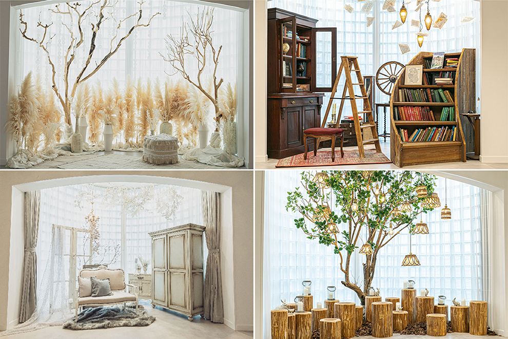 撮影ブースは複数ご用意があります