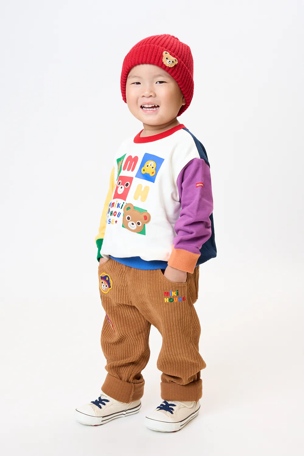 キッズ時計×ミキハウス 男の子 4歳