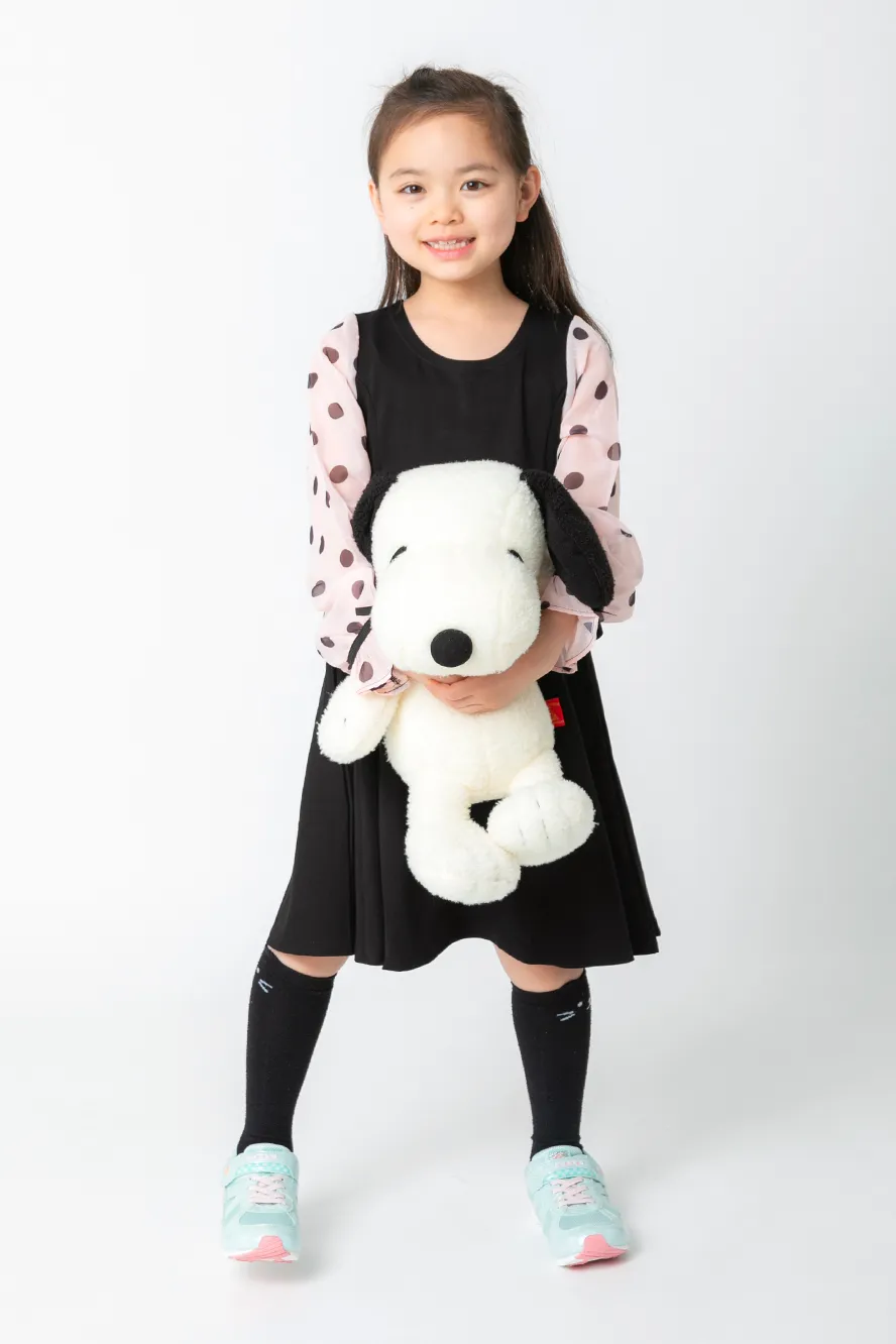 スヌーピー キッズモデル 女の子 7歳